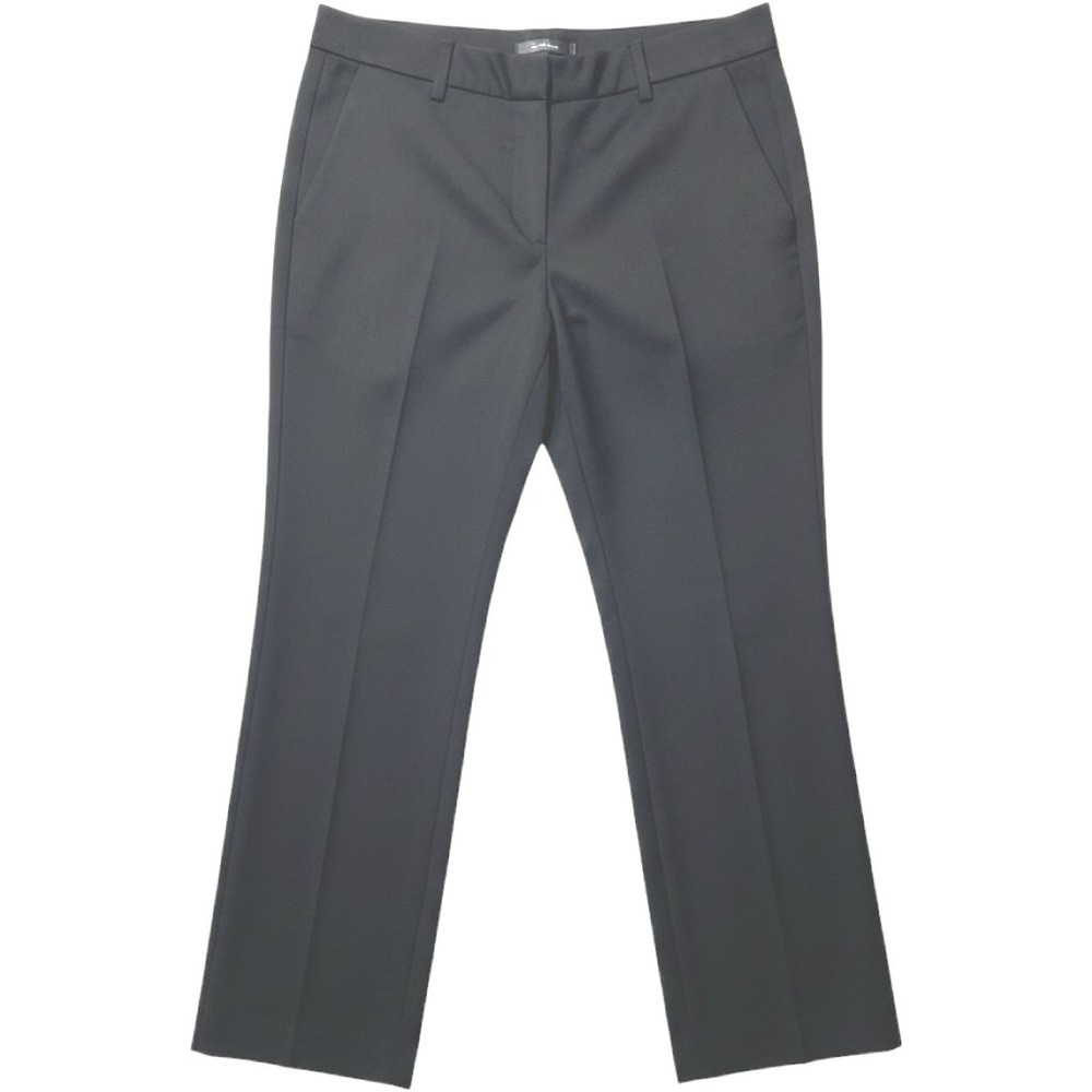 J.Crew Womens Black Wool Blend Straight Leg Dress Pants Work Office Trousers 6